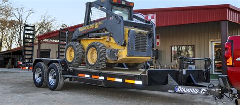 securing skid steer on trailer